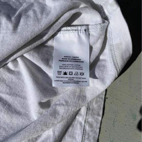 Women's Air Jordan T-Shirt White Jumpman Logo L Cotton All-Over Street NBA Icon - Picture 7 of 14